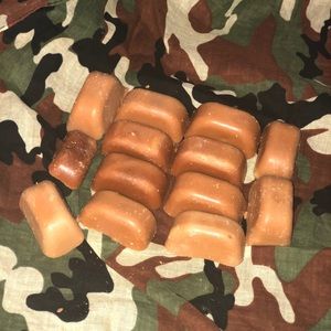 Wax tarts, clothing , sugar scrub